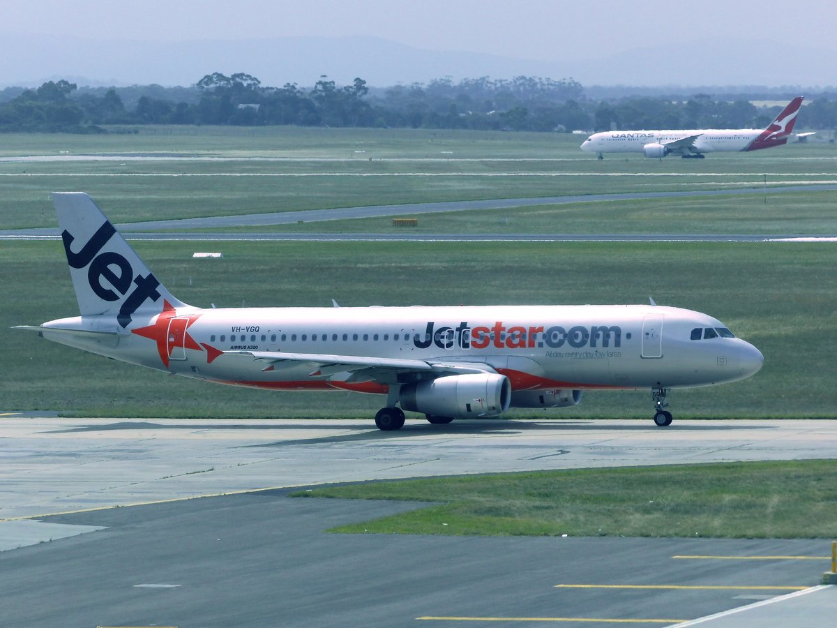 VH-VGQ, Airbus A 320-232, Jetstar, Melbourne Airport (MEL), 20.1.2018