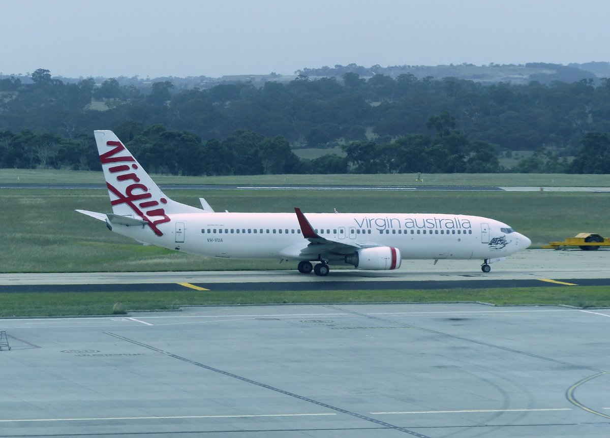 VH-VUA, Boeing 737-8FE, Virgin Australia, Melbourne Airport (MEL), 20.1.2018