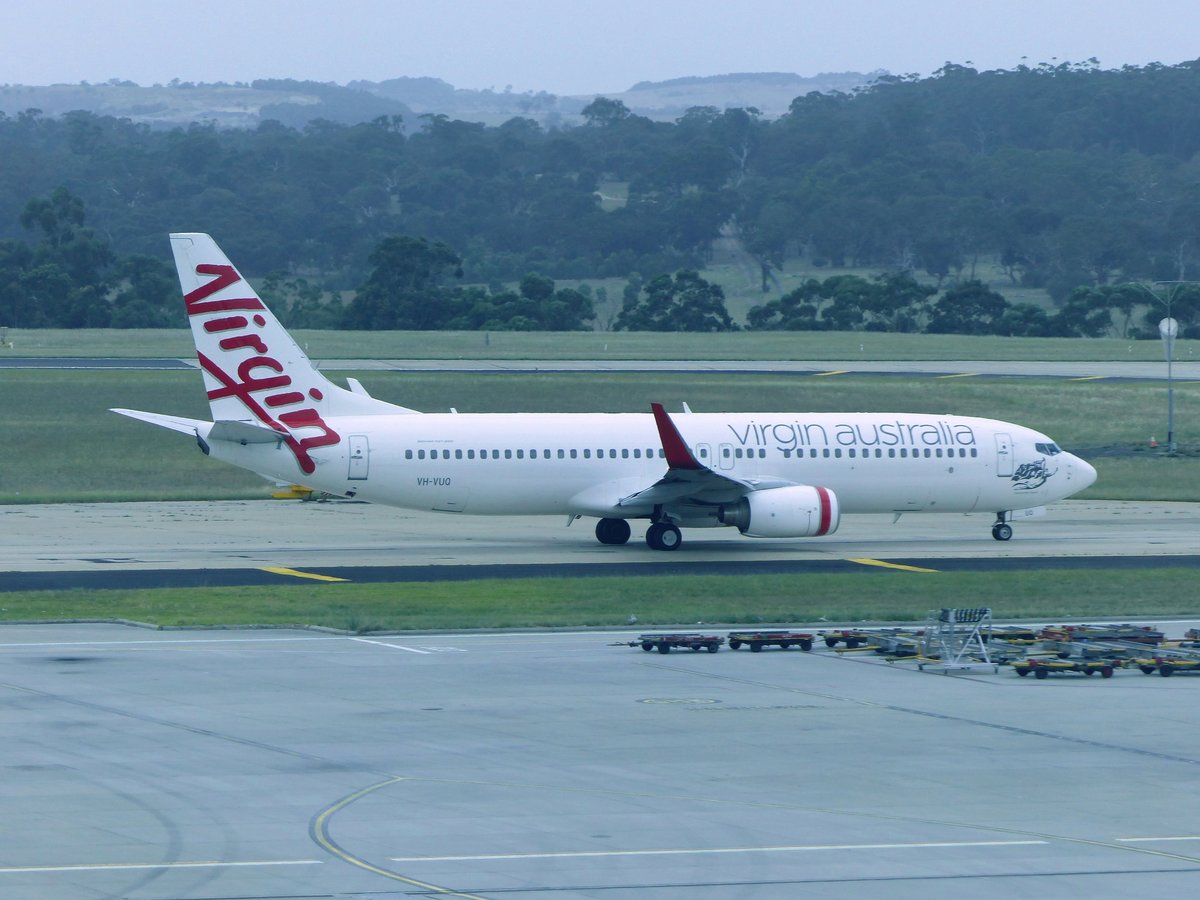 VH-VUQ, Boeing 737-8FE, Virgin Australia, Melbourne Airport (MEL), 20.1.2018