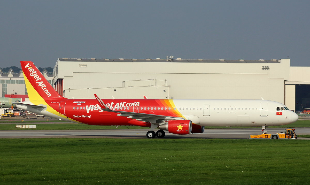 Vietjet Air, D-AZAU, Reg. VN-A632,MSN 7888, Airbus A 321-231 (SL), 29.09.2017, XFW-EDHI, Hamburg-Finkenwerder, Germany 