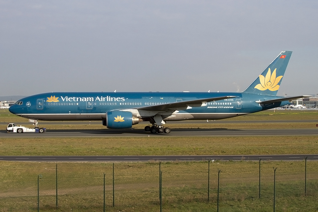 Vietnam Airlines, VN-A145, Boeing, B777-26KER, 02.05.2015, FRA, Frankfurt, Germany 



