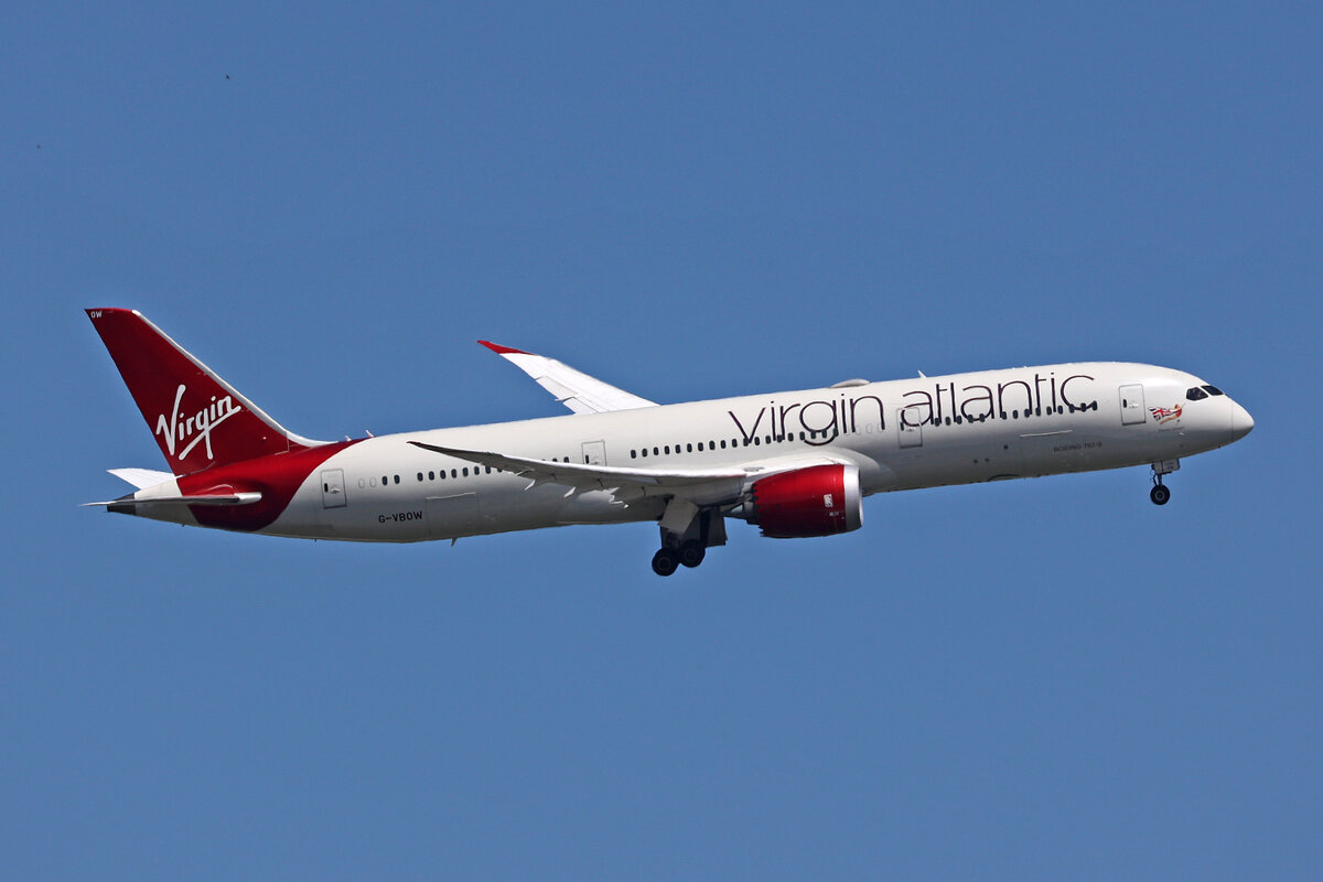 Virgin Atlantic, G-VBOW, Boeing B787-9, msn: 37978/534,  Pearly Queen , 07.Juli 2023, LHR London Heathrow, United Kingdom.
