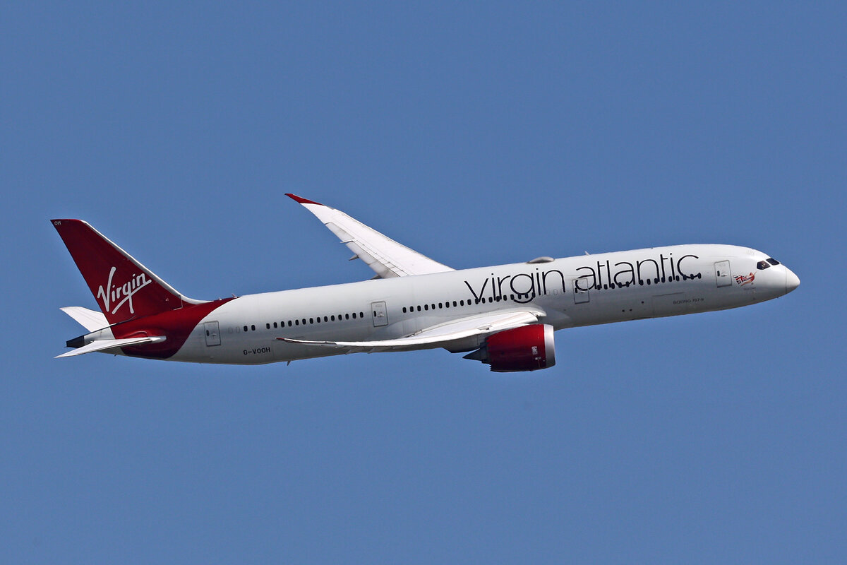 Virgin Atlantic, G-VOOH, Boeing B787-9, msn: 37968/256,  Miss Chief , 07.Juli 2023, LHR London Heathrow, United Kingdom.