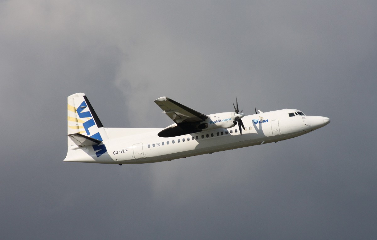 VLM Airlines, OO-VLF, (c/n 202086),Fokker F 50, 15.07.2015, HAM-EDDH, Hamburg, Germany 