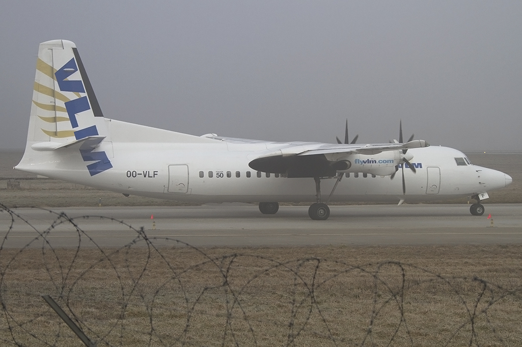 VLM, OO-VLF, Fokker, F-50, 12.02.2015, GVA, Geneve, Switzerland





