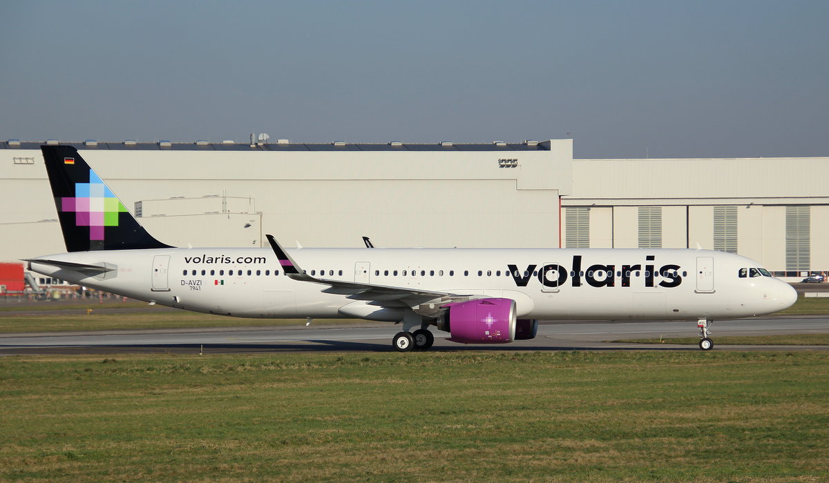 Volaris, D-AVZI, Reg.N534VL, MSN 7941, Airbus A 321-271N,07.02.2018, XFW-EDHI, Hamburg-Finkenwerder, Germany (Testflug F3) 