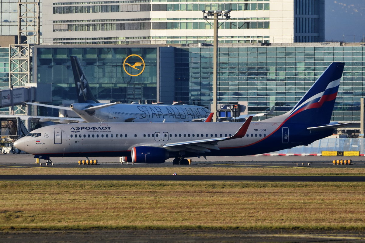 VP-BGI Aeroflot - Russian Airlines Boeing 737-8LJ(WL)  , FRA , 07.12.2017