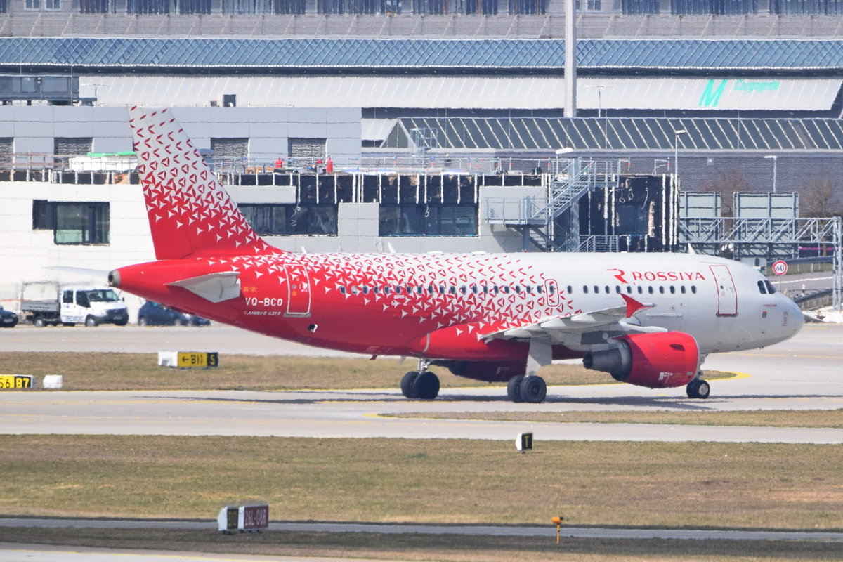 VQ-BCO Rossiya - Russian Airlines Airbus A319-111 , 29.03.2019 , MUC