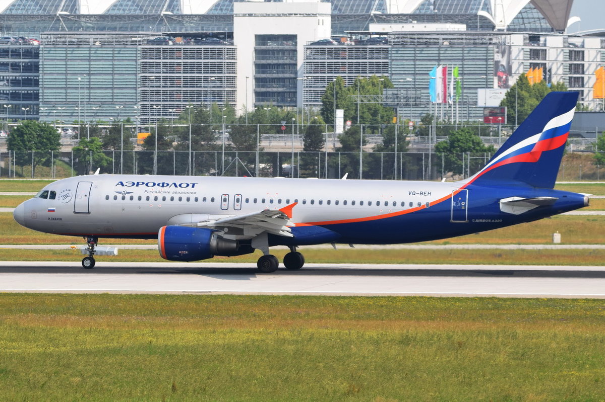 VQ-BEH Aeroflot - Russian Airlines Airbus A320-214   , MUC , 21.06.2017