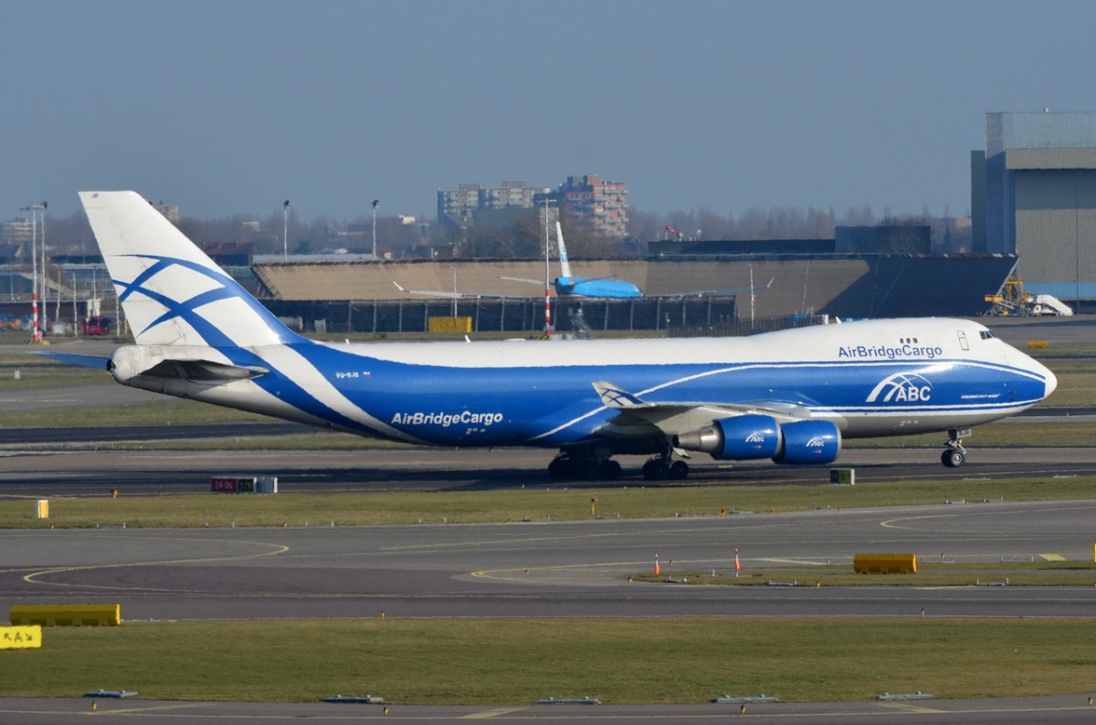 VQ-BJB AirBridgeCargo Boeing 747-446F   gelandet am 13.03.2015 in Amsterdam