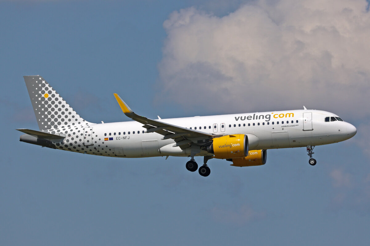 Vueling Airlines, EC-NFJ, Airbus A320-271N, msn: 9144, 20.Mai 2023, AMS Amsterdam, Netherlands.