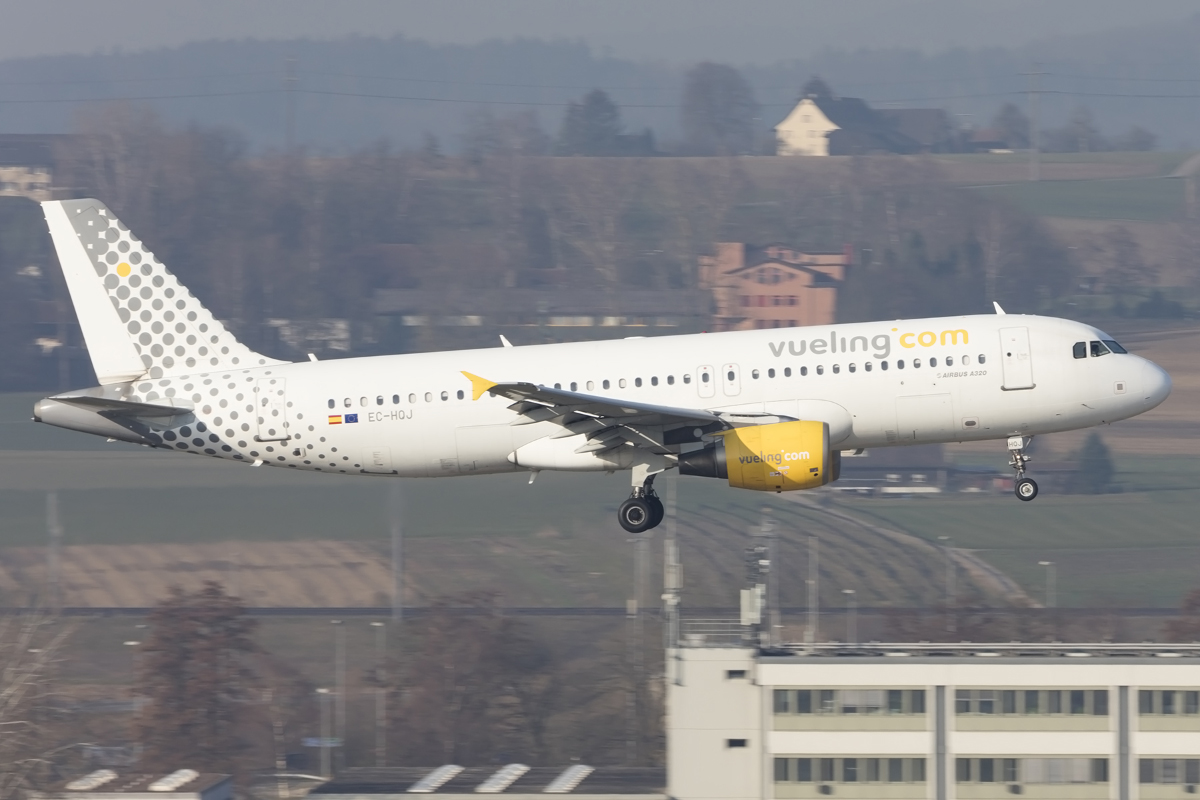 Vueling, EC-HQJ, Airbus, A320-214, 19.03.2016, ZRH, Zürich, Switzenland 




