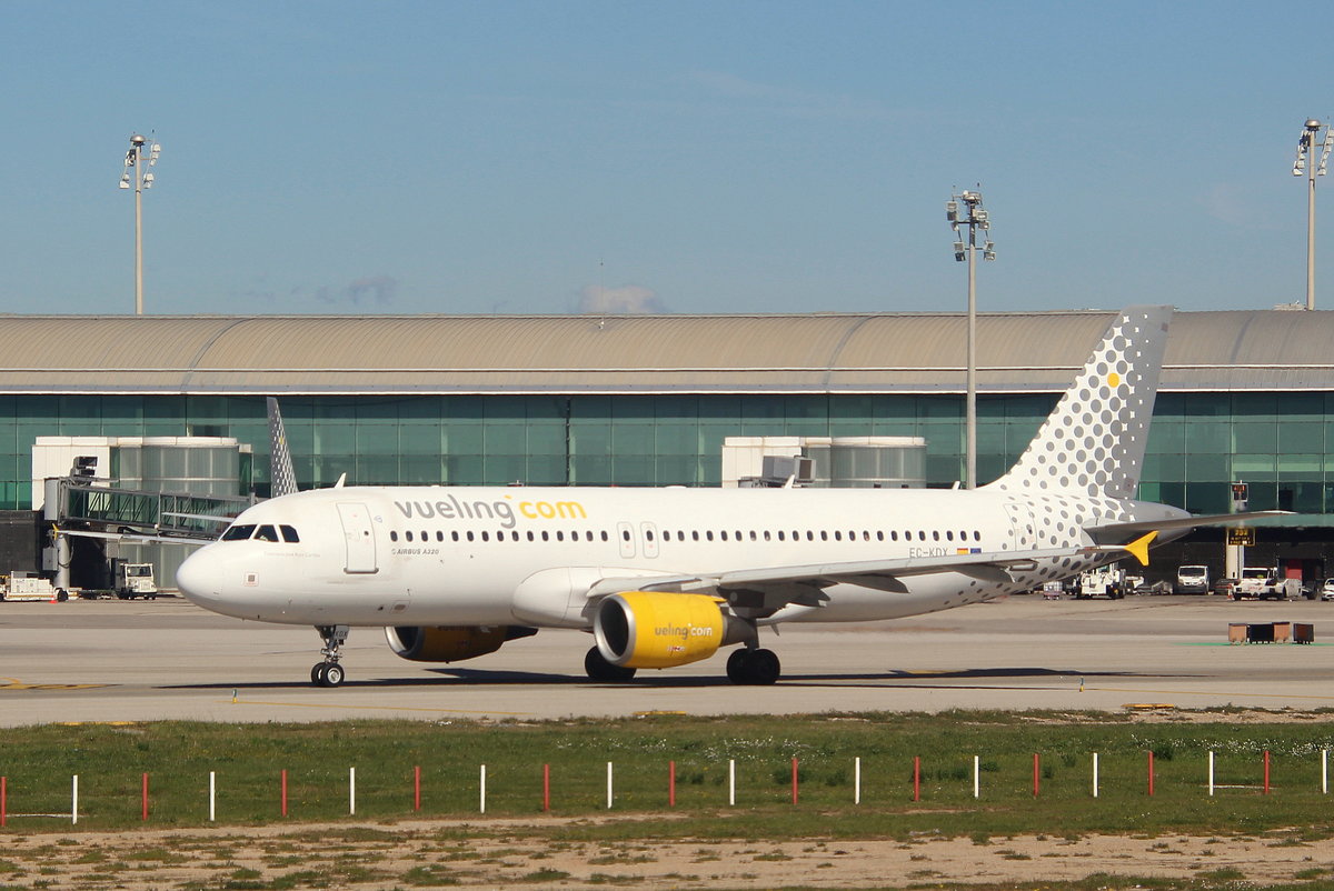 Vueling, EC-KDX, MSN 3151, Airbus A 320-216,05.04.2018, BCN-LEBL, Barcelona-El Prat, Spanien (Name: Francisco José Ruiz Cortizo) 
