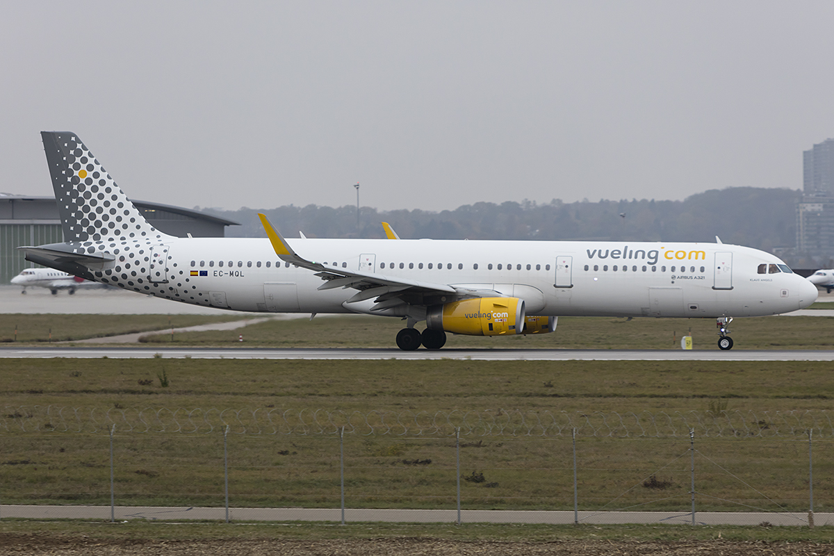 Vueling, EC-MQL, Airbus, A321-231, 04.11.2018, STR, Stuttgart, Germany 



