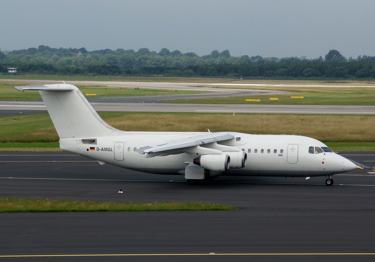 WDL Aviation, D-AMGL, BAe 146-200/ Avro RJ-85, 01.07.2013, DUS-EDDL, Dsseldorf, Germany 