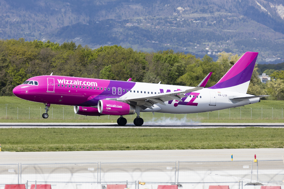 Wizz Air, HA-LYP, Airbus, A320-232, 17.04.2017, GVA, Geneve, Switzerland 


