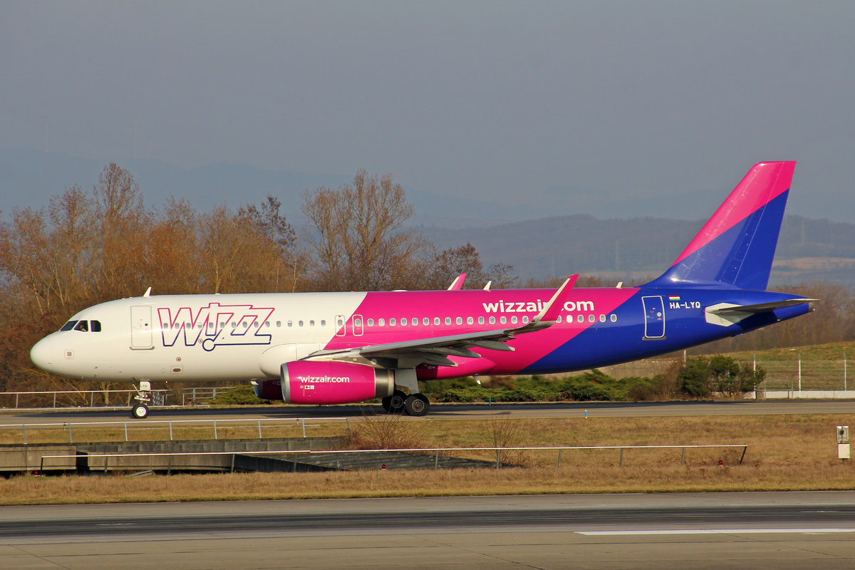 Wizz Air, HA-LYQ, Airbus A320-232, 14.März 2017, BSL Basel, Switzerland.