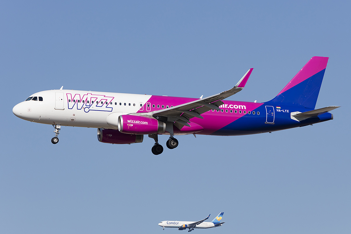Wizz Air, HA-LYX, Airbus, A320-232, 14.10.2018, FRA, Frankfurt, Germany 



