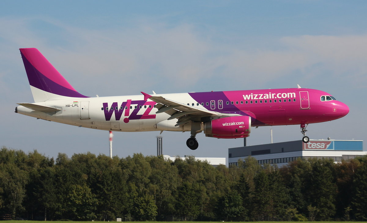 Wizzair Hungary, HA-LPL, (c/n 3166),Airbus A 320-232, 25.09.2016, HAM-EDDH, Hamburg, Germany 