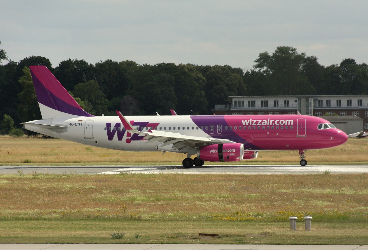 Wizzair Hungary, HA-LYM, (c/n 6544),Airbus A 320-232 (SL), 20.07.2015,LBC-EDHL, Lübeck, Germany (Delivered :20.04.2015) 