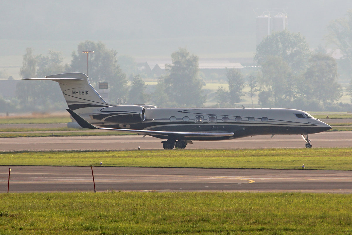 YYA Aviation Ltd., M-USIK, Gulfstream G650, msn: 6037, 25.Juni 2019, ZRH Zürich, Switzerland.