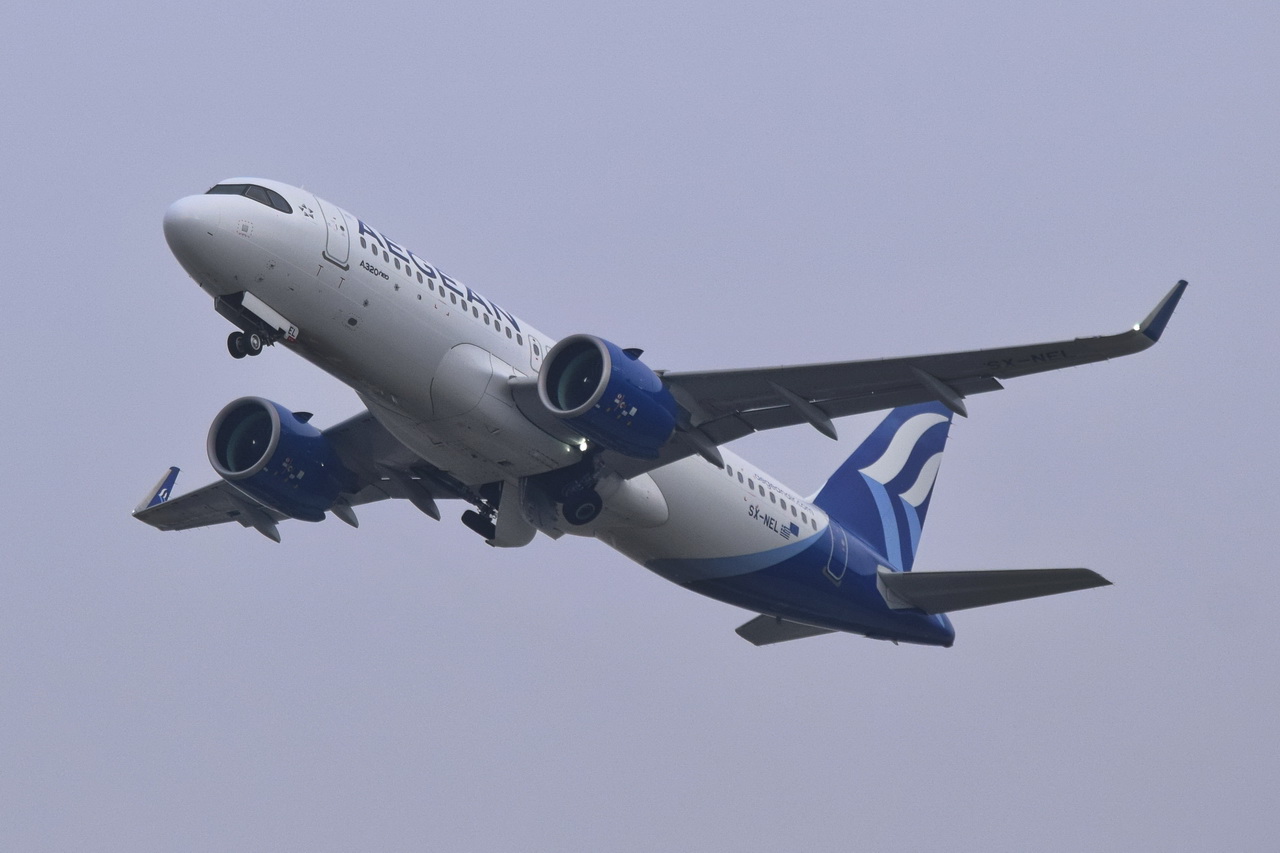 SX-NEL , Aegean Airlines , Airbus A320-271N , Berlin-Brandenburg  Willy Brandt  , BER , 25.10.2023 ,