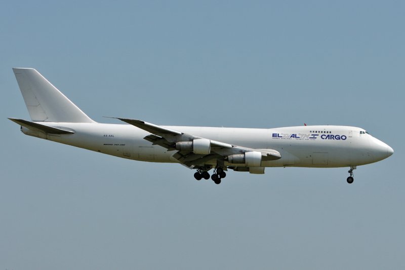 4X-AXL , EL AL Cargo Boeing 747-245F(SCD), endlich wieder mal ein Jumbo in ZRH , 20.Juni 2007