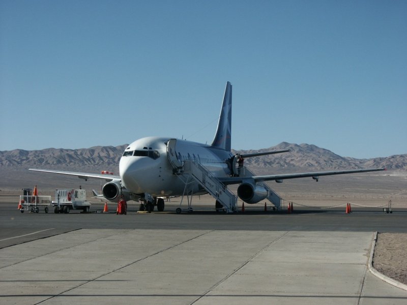 LAN-Chile, Flughafen Calama,
aufgenommen: 17.10.05  