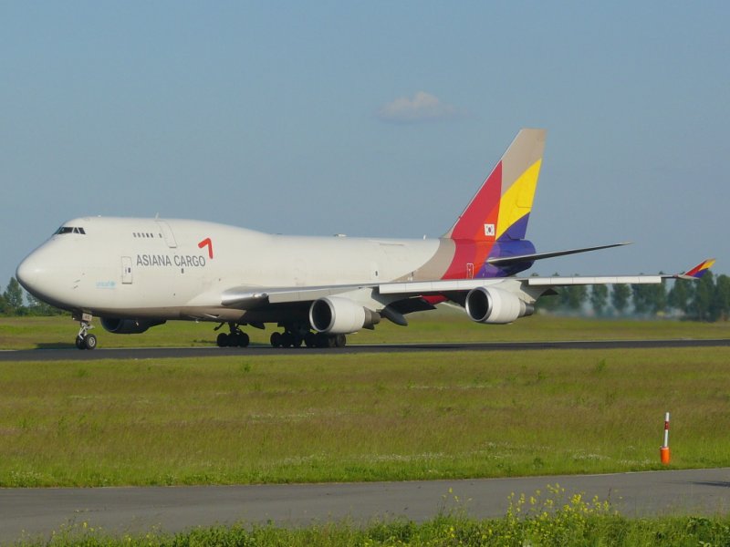 ein besonderes Highlight f�r mich ein Asiana Cargo Jumbo mit