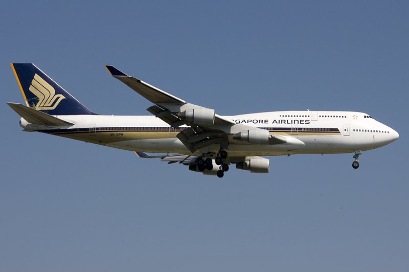Singapore Airlines, 9V-SPH, Boeing, B747-412, 23.05.2009, FRA, Frankfurt, Germany 


