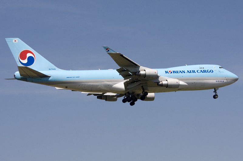 Korean Air Cargo, HL7449, Boeing, B747-4B5F-SCD, 23.05.2009, FRA, Frankfurt, Germany