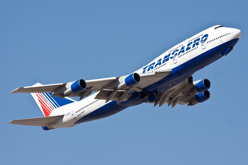 Take off/B747/Transaero/T�rkei/Antalya (LTAY/AYT).  