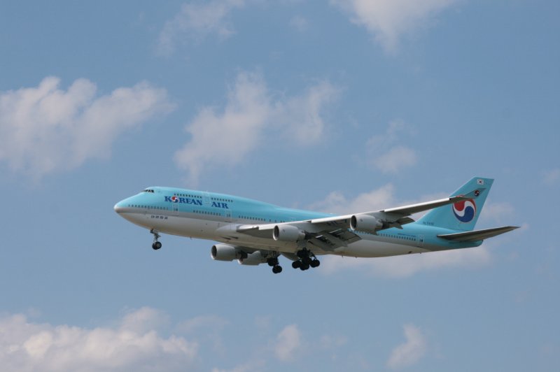 Korean Air HL 7492 Boing 747-400.
Juni 2009 