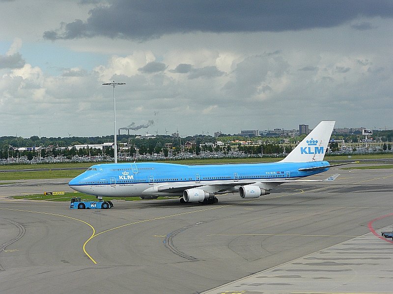 KLM PH-BFB Boeing 747-400 fotografiert in Amsterdam Schiphol 20-07-2008. 