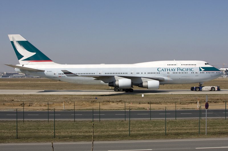 Cathay Pacific Airways, B-HKV, Boeing, B747-412, 21.03.2009, FRA, Frankfurt, Germany