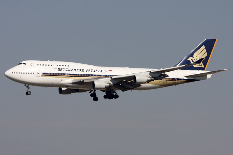 Singapore Airlines, 9V-SPM, Boeing, B747-412, 21.03.2009, FRA, Frankfurt, Germany 

