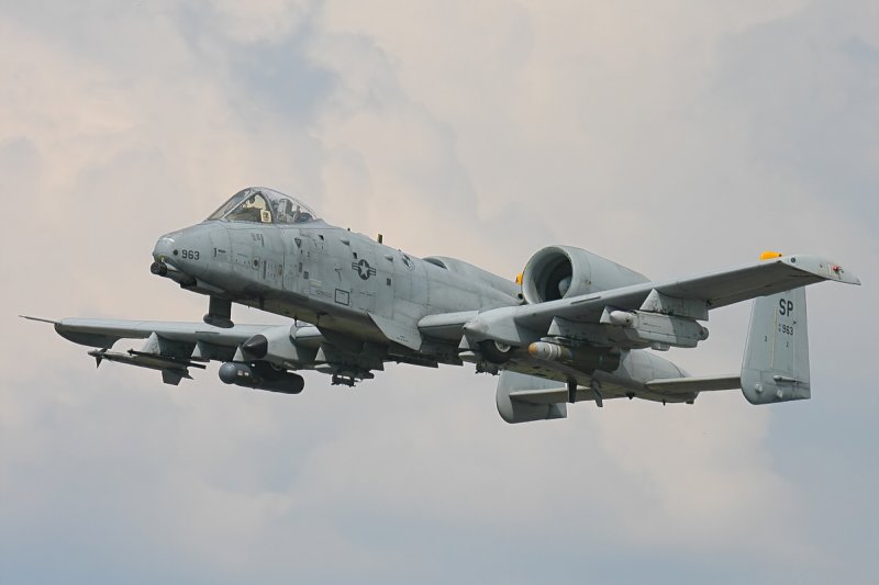 Fairchild A-10A Thunderbold II
81st FS, 52nd FW Spangdahlem
26.07.2008 Spangdahlem AB,