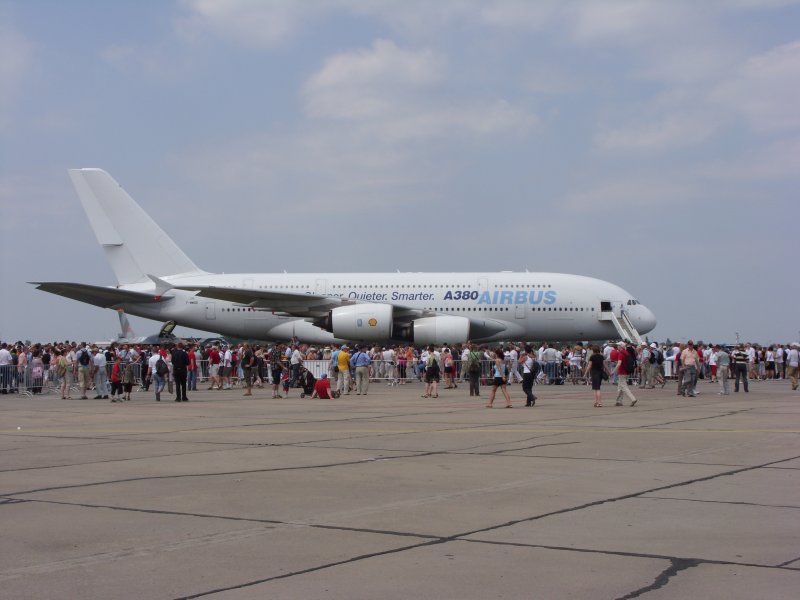 A 380 in voller Pracht, was f�r ein Anblick.
Aufgenommen auf