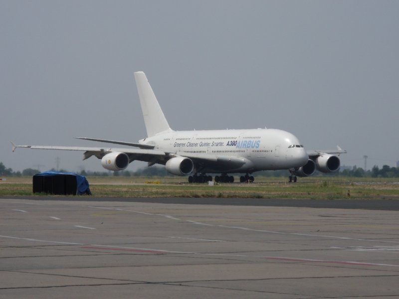 A380 aufgenommen auf der ILA 2008.