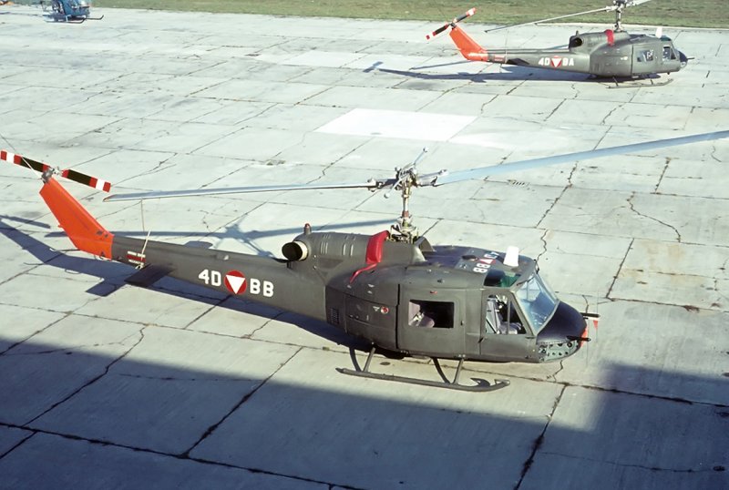 Agusta-Bell 204 des Bundesheeres - Anfang der 60iger Jahre