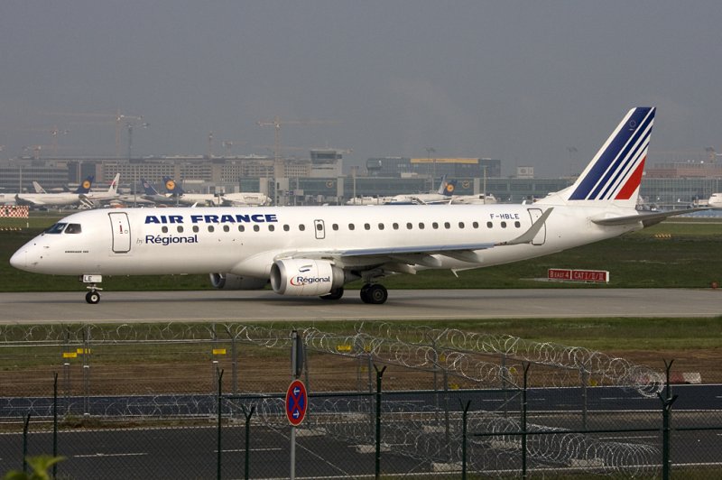 Air France Regional, F-HBLE, Embraer, 190LR, 01.05.2009, FRA, Frankfurt, Germany 

