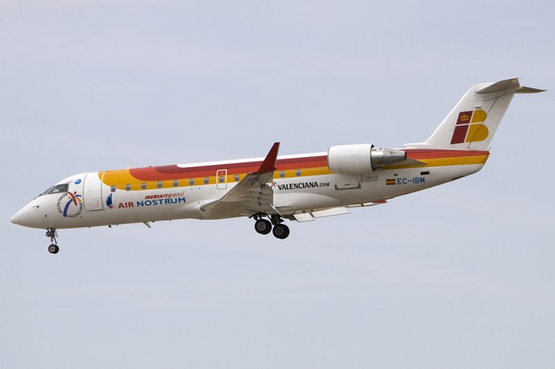 Air Nostrum, EC-IBM, Bombardier, CRJ-100ER, 21.06.2009, BCN, Barcelona, Spain 

