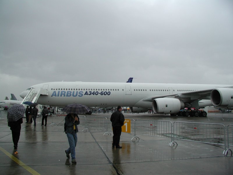 Airbus A340-600 auf der ILA 2006 fotografiert