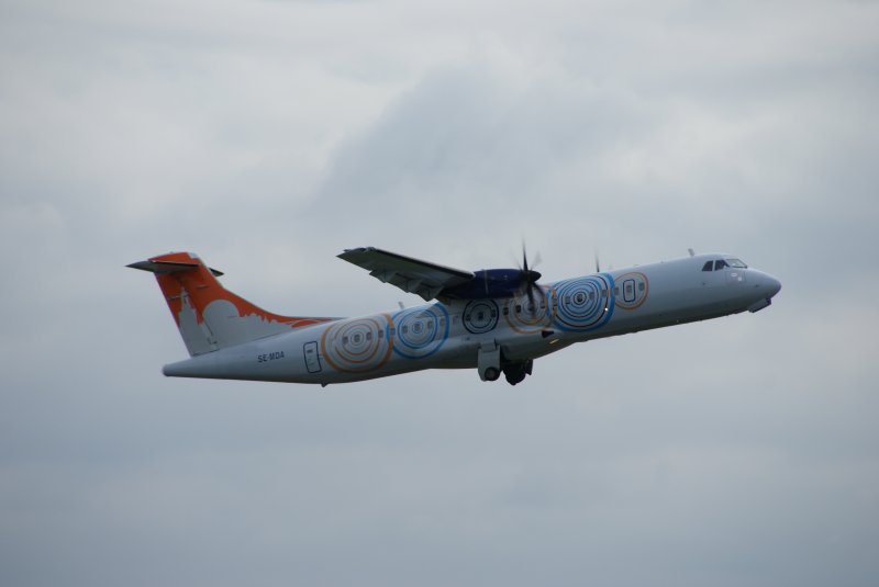 ATR72 der Aer Arann (SE-MDA) beim Start