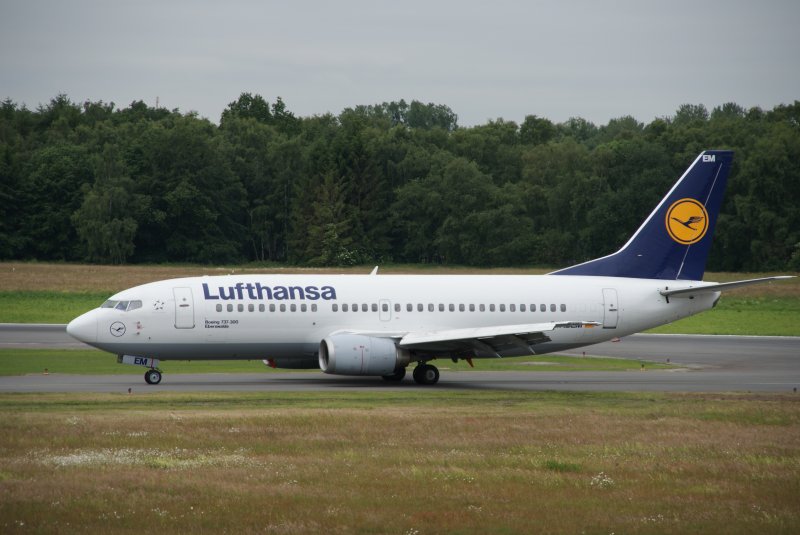 B737-300/500 der Lufthansa nach der Landung