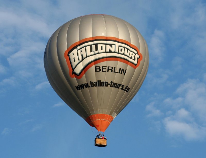 Ballon D-OBTN am Morgen des 22.06.2008 in der Nhe von Prtzel in Brandenburg