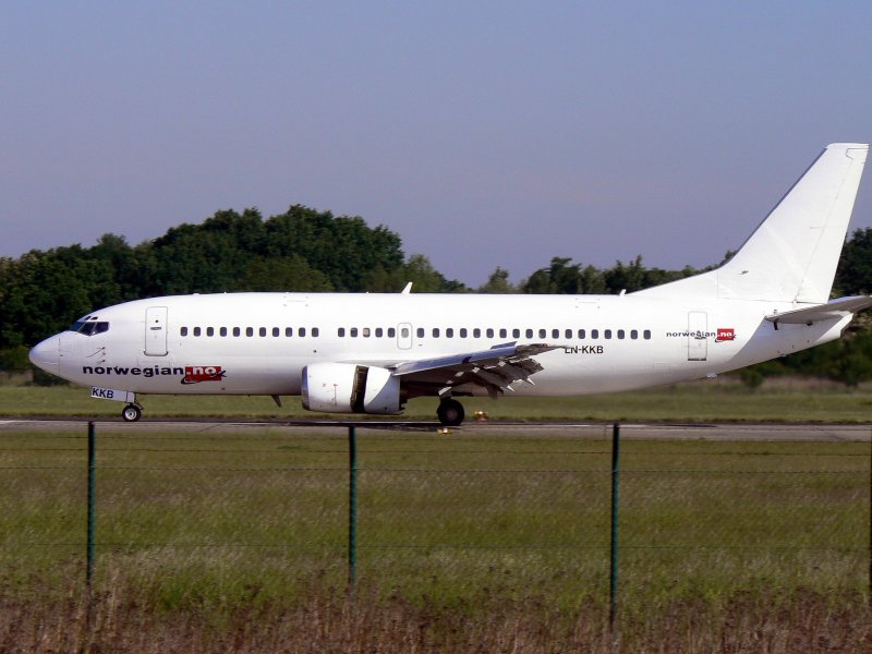 Norwegian Air Shuttle B 737-33A LN-KKB am 19.05.2007 auf dem