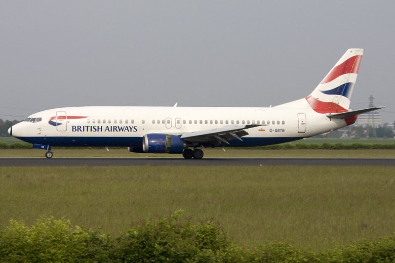 British Airways, G-GBTB, Boeing, B737-436, 21.05.2009, AMS, Amsterdam, Netherlands 


