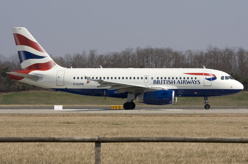 British Airways, G-EUPN, Airbus, A319-131, 22.03.2009, BSL, Basel, Switzerland 

