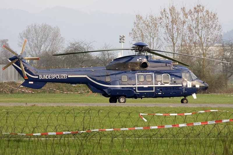 Bundespolizei, D-HEGF, Eurocopter, SA332L1 Super-Puma, 04.04.2009, EDTO, Offenburg, Germany 